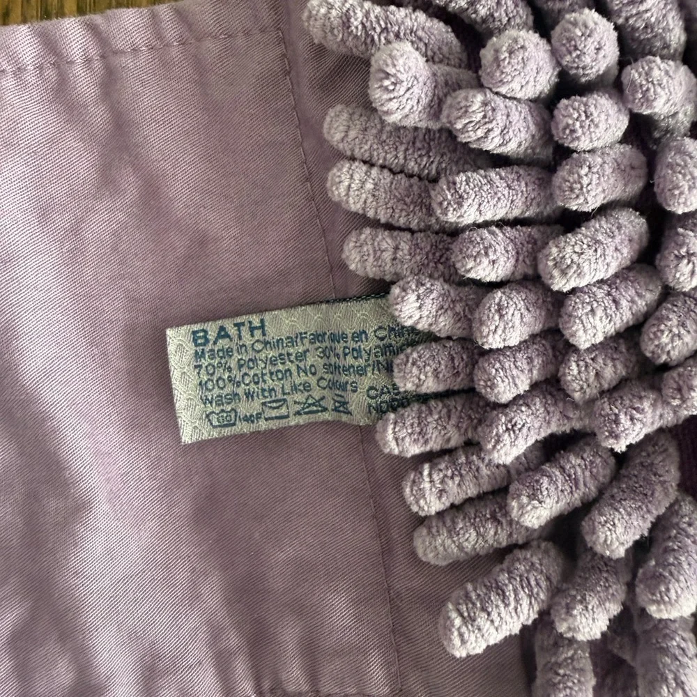 Norwex Purple Chenille Hand Towel